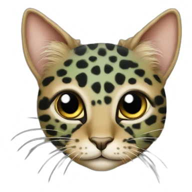 Tortious she’ll cat long hair with 3 legs sticker