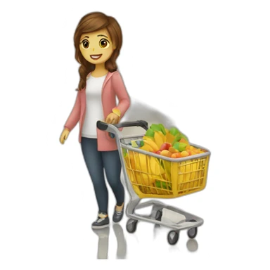 shopping sticker