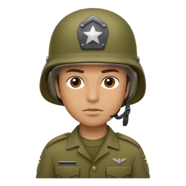create me a emoji for discord, it should be a soldier. sticker