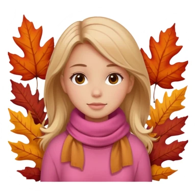 pink and brown autumn winter girly love  sticker