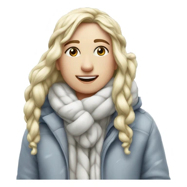 Winter weiß sticker