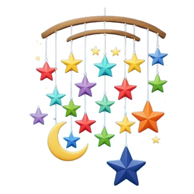 baby Hanging mobile  sticker