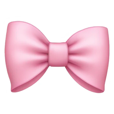 A baby pink bow  sticker