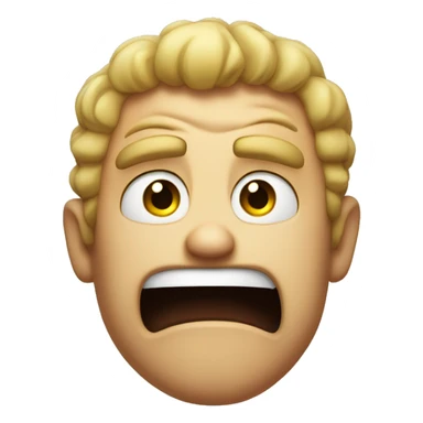 face of complete shock and disgust sticker