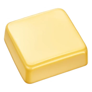 Big Butter on the white plate  sticker