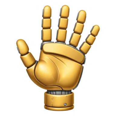 strong heavy metal hand sticker