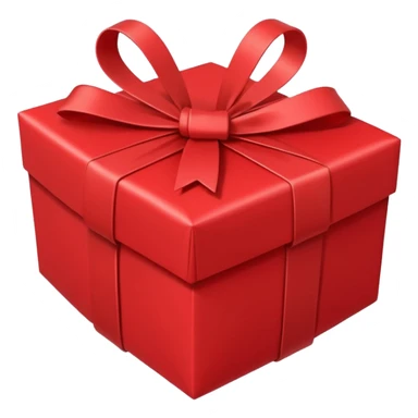 Christmas present heart sticker