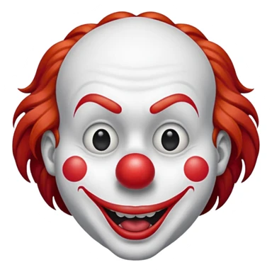 stupid clown sticker
