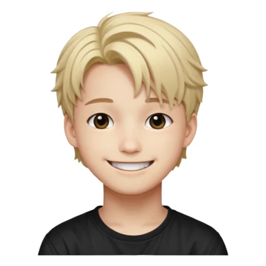 Quiero un emoji con el rostro de Félix de straykid sticker
