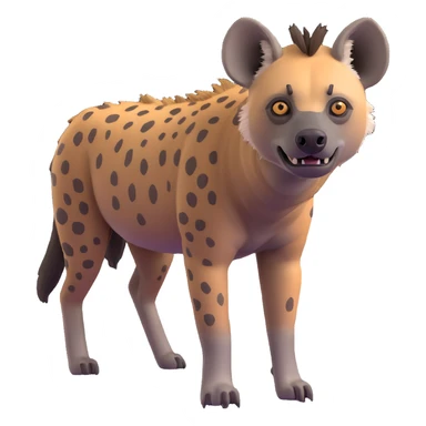 Realistic Hyena sticker