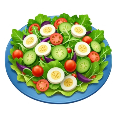 vegetarian green salad sticker