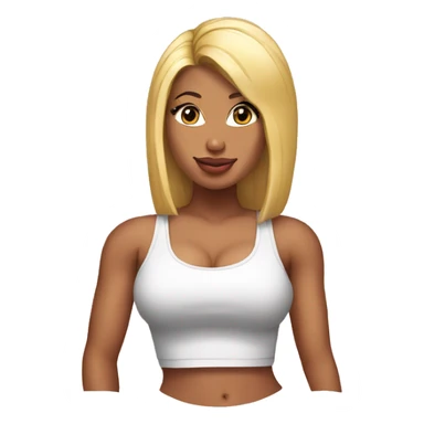 nicki minaj in tanktop sticker