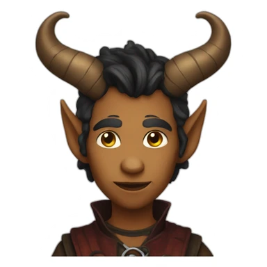 Tiefling sticker
