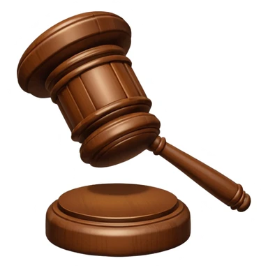 judge's gavel sticker
