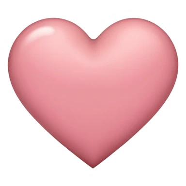 Brownish pink heart sticker