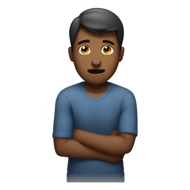 guy having stomach ache sticker