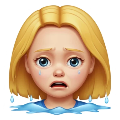 Girl name chucky crying and flooding the place sticker