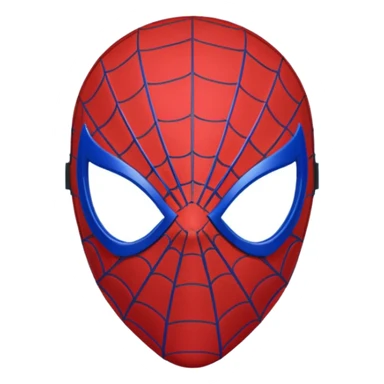 Spider man mask sticker