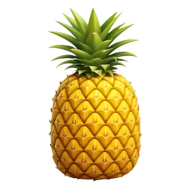 A piece of a pineapple corner sticker