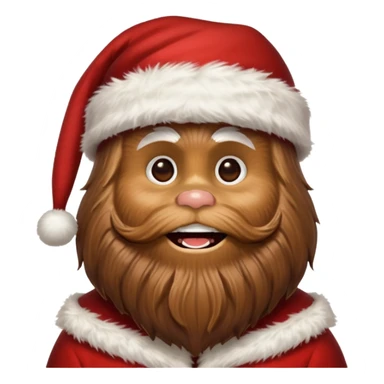 chewbacca santa star wars sticker