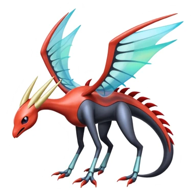 Latias-Darkrai-Deoxys-Giratina-Palkia-Meloetta-fusion-animal-Pokémon-hybrid-creature  sticker