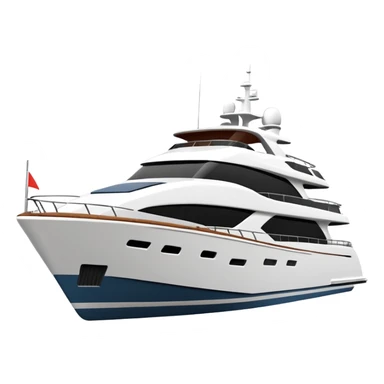 make a 70ft yacht facing to the right  sticker