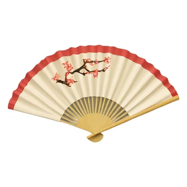Japan Hand fan sticker