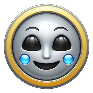 generate me a metalic patent sticker