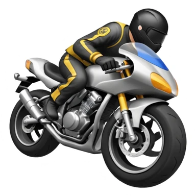 Motorcycle wheelie sticker