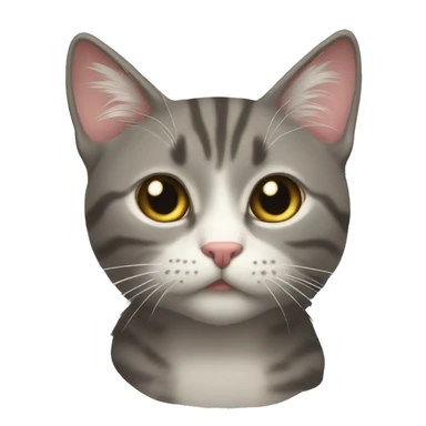 Кошка розовая  sticker