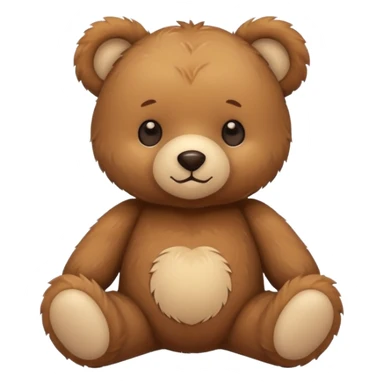 Cute flat-style teddy bear icon for infant daycare. i want to feel safe when see that teddy
 sticker