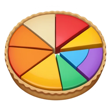 pie chart sticker