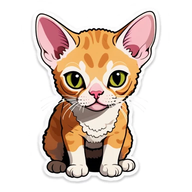 Devon Rex  sticker