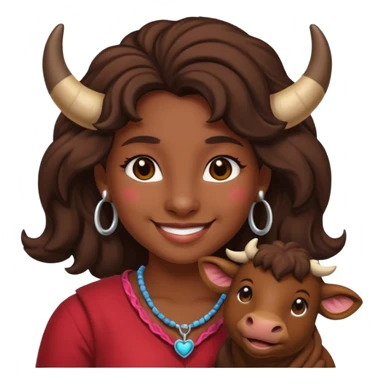 Tauros girl in love sticker