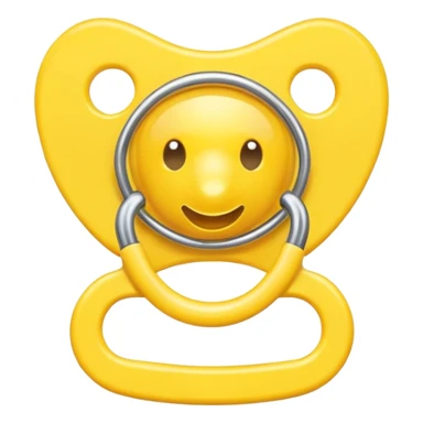 Chupeta amarela sticker