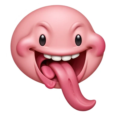  tongue sticking out, only tongue  sticker