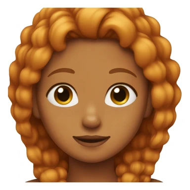 Ginger girl with black female spitz sticker