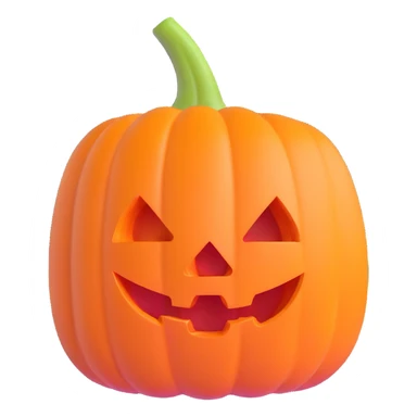 sweet pumpkin fruit, no face, no jack-o-lantern sticker