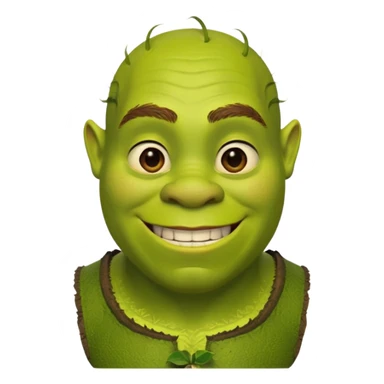 Sherk with ok sigh sticker