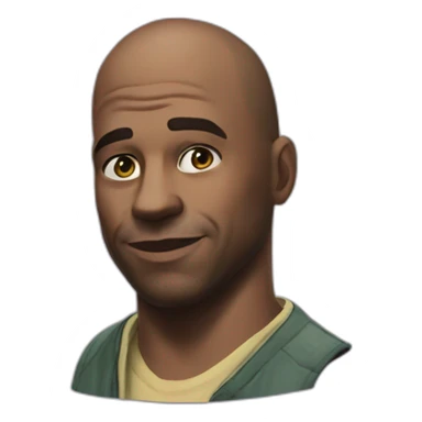 Franklin from GTA V obeying an order sticker