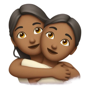 soft lesbian cuddles sticker