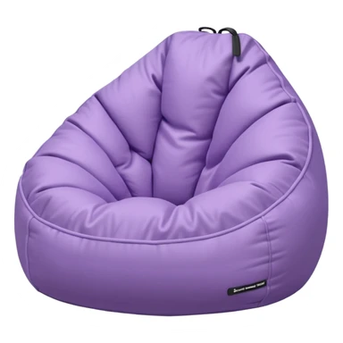 Light pastel  purple bean bag sticker