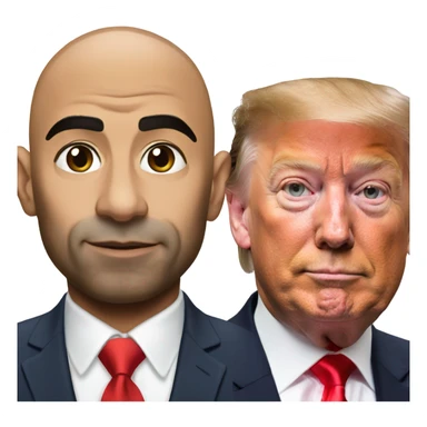 Joe Rogan and Trump  sticker