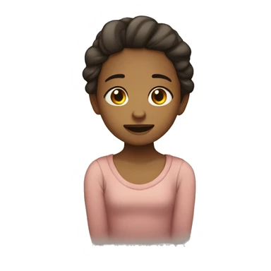 Niña durmiendo sticker