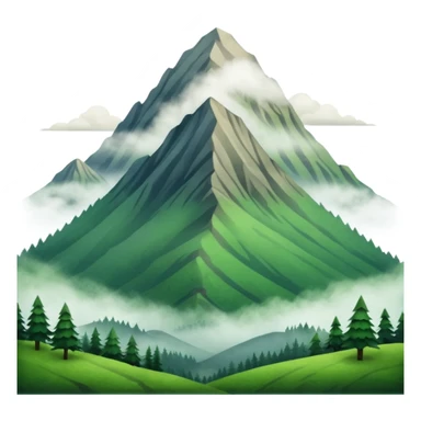 Like a foggy oregon mountain  sticker