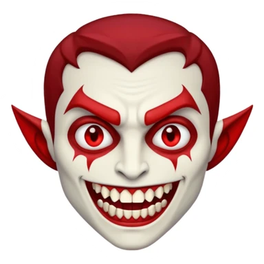 red men Vampire sticker