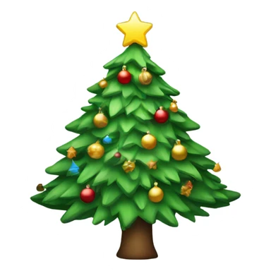 xmas tree sticker