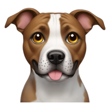 Dog staffie sticker