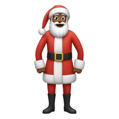 super skinny santa sticker