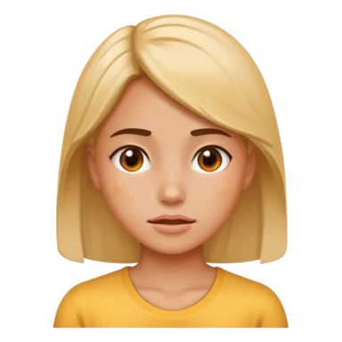 girl sweating sticker